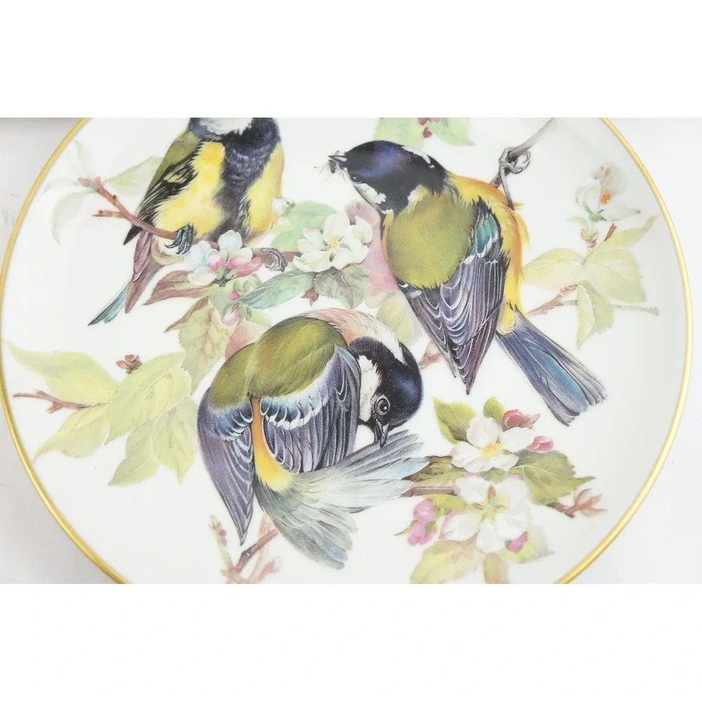 Alt Tirschenreuth WWF Bird Collector Plates 1986 Ursula Band Set of 3 Good
